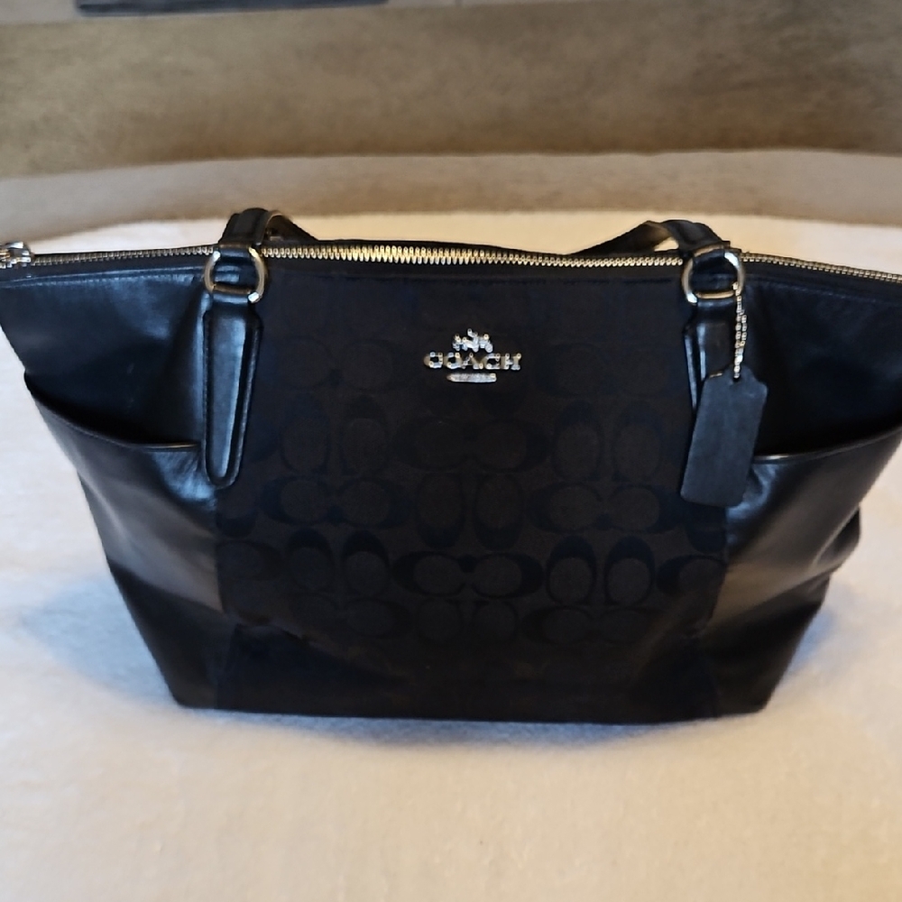 Coach Classic Black Shoulder Bag